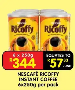 Shoprite NESCAFE RICOFFY INSTANT COFFEE offer