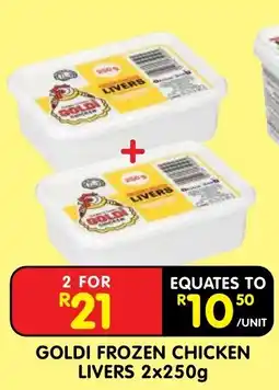 Shoprite GOLDI FROZEN CHICKEN LIVERS offer