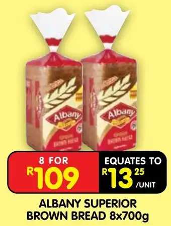 Shoprite Albany Superior Brown Bread offer