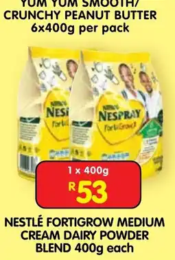 Shoprite Nestlé Fortigrow Medium Cream Dairy Powder Blend offer