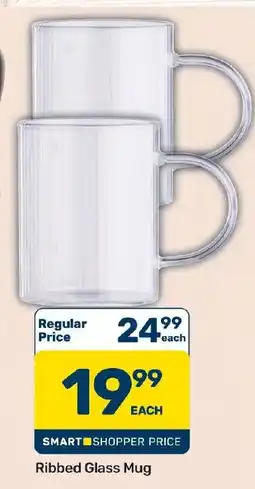 Pick n Pay Hypermarket Ribbed Glass Mug offer