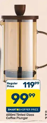 Pick n Pay Hypermarket 600ml Tinted Glass Coffee Plunger offer