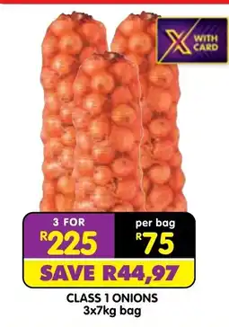 Shoprite CLASS 1 ONIONS offer