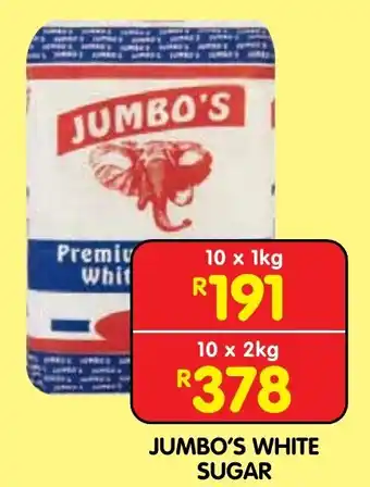 Shoprite JUMBO'S WHITE SUGAR offer