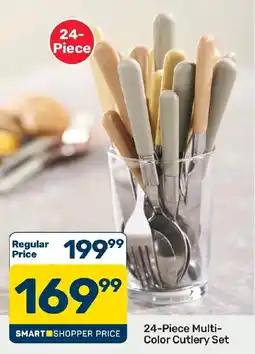 Pick n Pay Hypermarket 24-Piece Multi-Color Cutlery Set offer