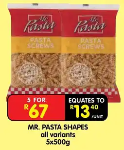 Shoprite Mr. Pasta Shapes offer
