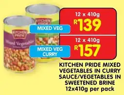 Shoprite KITCHEN PRIDE MIXED VEGETABLES IN CURRY SAUCE offer