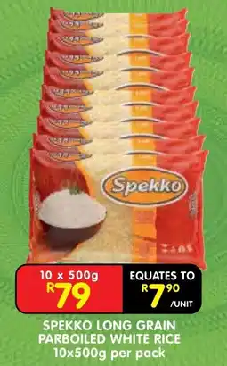 Shoprite Spekko Long Grain Parboiled White Rice offer