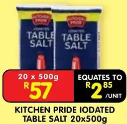 Shoprite Kitchen Pride Iodated Table Salt offer