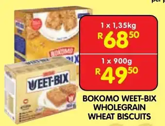 Shoprite BOKOMO WEET-BIX WHOLEGRAIN WHEAT BISCUITS offer