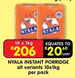 Shoprite NYALA INSTANT PORRIDGE offer