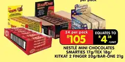 Shoprite Nestlé Mini Chocolates offer