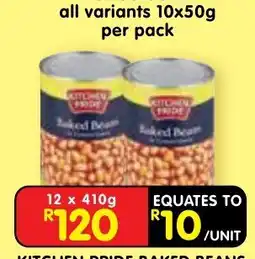 Shoprite Kitchen Pride Baked Beans offer