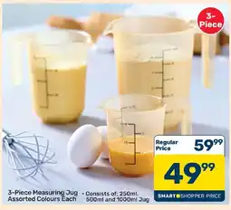 Pick n Pay Hypermarket 3-Piece Measuring Jug Assorted offer