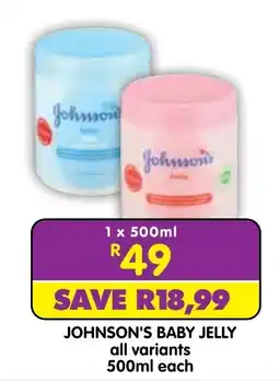 Shoprite JOHNSON'S BABY JELLY offer