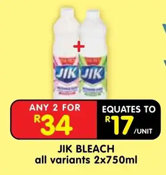 Shoprite JIK BLEACH offer