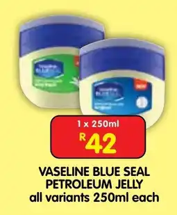 Shoprite VASELINE BLUE SEAL PETROLEUM JELLY offer