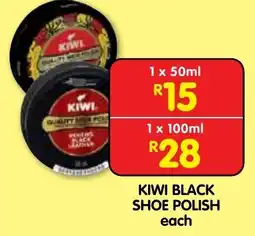 Shoprite KIWI BLACK SHOE POLISH offer