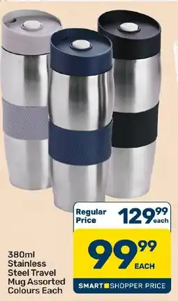 Pick n Pay Hypermarket Stainless Steel Travel Mug Assorted offer