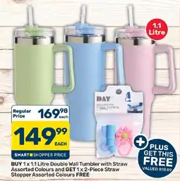 Pick n Pay Hypermarket DAY Double Wall Tumbler Assorted offer