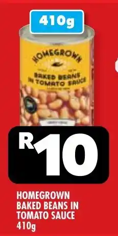 Homegrown Baked Beans in Tomato Sauce