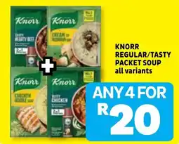 Usave Knorr Regular/Tasty Packet Soup offer