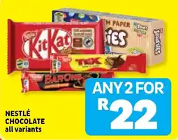 Usave Nestlé Chocolate offer