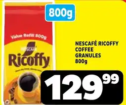 Usave NESCAFÉ RICOFFY COFFEE GRANULES offer