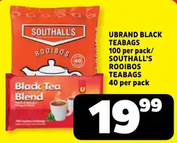 Usave UBRAND BLACK TEABAGS offer