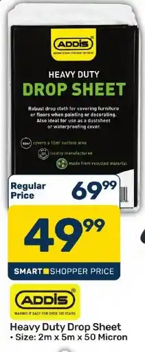Pick n Pay Hypermarket Addis Heavy Duty Drop Sheet offer