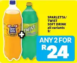 Usave SPARLETTA/TWIST SOFT DRINK offer