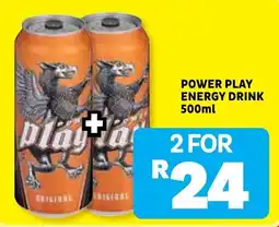 Usave Power Play Energy Drink offer