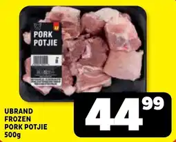 Usave UBRAND FROZEN PORK POTJIE offer
