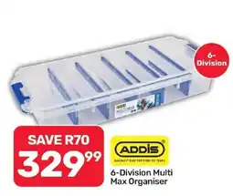 Pick n Pay Hypermarket ADDIS 6-Division Multi Max Organiser offer