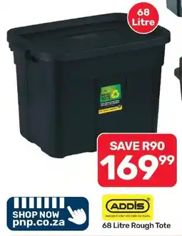 Pick n Pay Hypermarket ADDIS 68 Litre Rough Tote offer