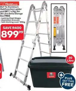 Pick n Pay Hypermarket Aluminium Multifunction Ladder offer