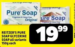 Usave REITZER'S PURE SOAP GLYCERINE SOAP offer