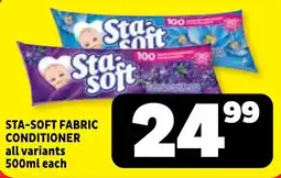 Usave STA-SOFT FABRIC CONDITIONER offer