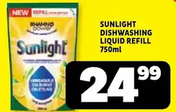Usave Sunlight Dishwashing Liquid Refill offer