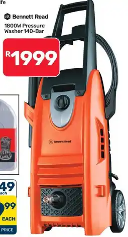 Pick n Pay Hypermarket Bennett Read 1800W Pressure Washer 140-Bar offer
