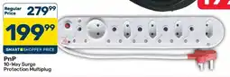 Pick n Pay Hypermarket PnP 10-Way Surge Protection Multiplug offer