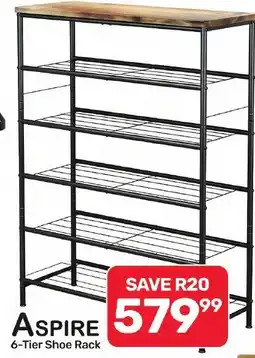 Pick n Pay Hypermarket ASPIRE 6-Tier Shoe Rack offer