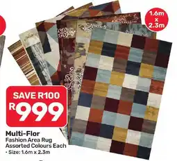 Pick n Pay Hypermarket Multi-Flor Fashion Area Rug Assorted offer