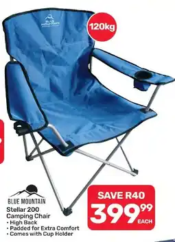 Pick n Pay Hypermarket BLUE MOUNTAIN Stellar 200 Camping Chair offer