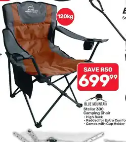 Pick n Pay Hypermarket BLUE MOUNTAIN Stellar 300 Camping Chair offer