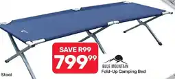 Pick n Pay Hypermarket Blue Mountain Fold-Up Camping Bed offer