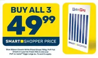 Pick n Pay Blue Ribbon Classic White Sliced Bread offer