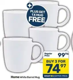 Pick n Pay Home White Barrel Mug offer