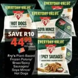 Checkers Fry's Plant-Based Frozen Polony offer