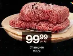 Checkers Champion Mince offer